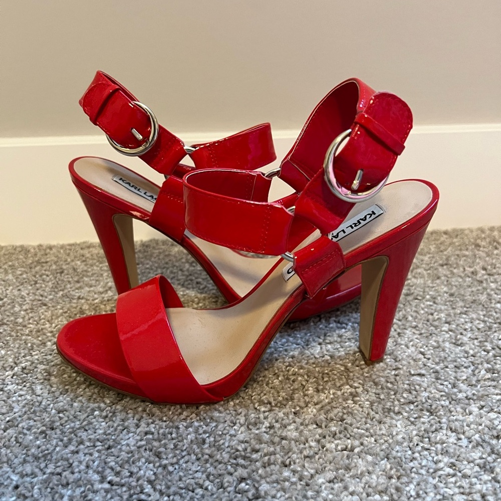 Red Karl Lagerfeld Heels
